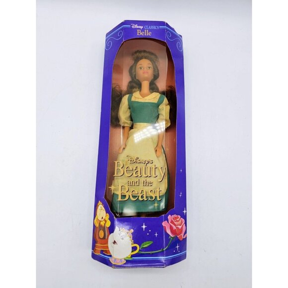 Vintag 1990's Disney Classics Belle From Beauty And The Beast Doll New Open Box - Picture 1 of 8